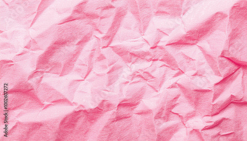 Wallpaper Mural Crumpled light pink paper background. Creative abstract texture for your design. Torontodigital.ca