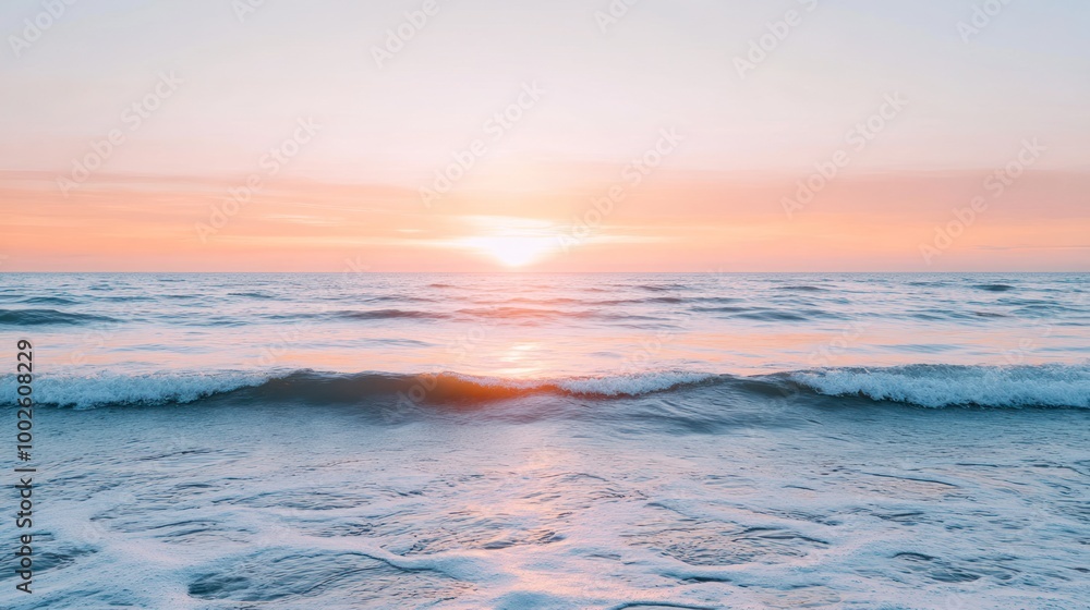 Fototapeta premium Peaceful Ocean Sunset