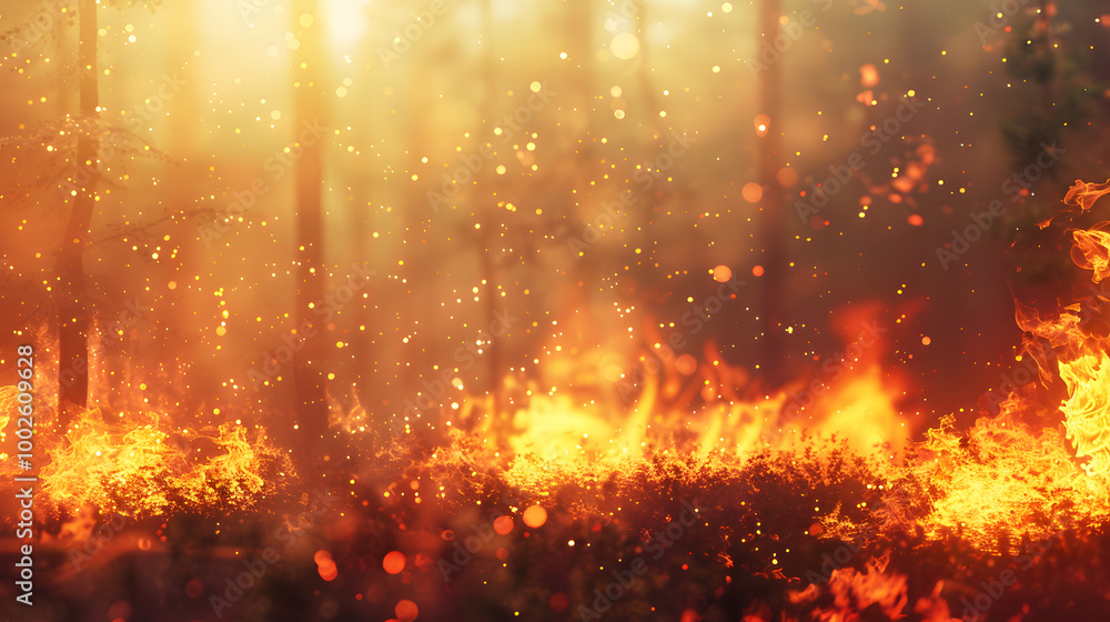 fire in the forest fire in the forest