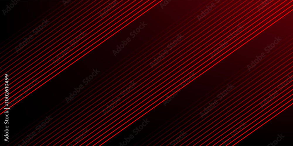 Red and black vector abstract tech futuristic modern 3D line background Red and black vector abstract tech futuristic modern 3D line background