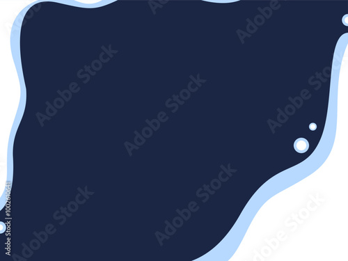 Dynamic waves abstract fluidity blue background