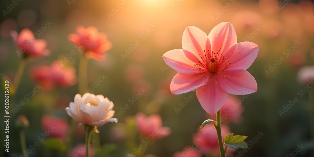 A romantic floral background A romantic floral background