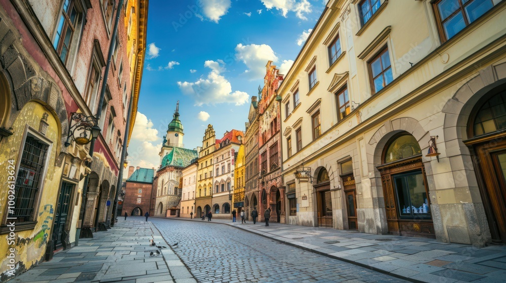 Fototapeta premium Historic Cities: The historic architecture of various European cities