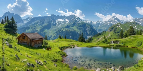 Mountain Getaway: A European vacation in the Alps with scenic views