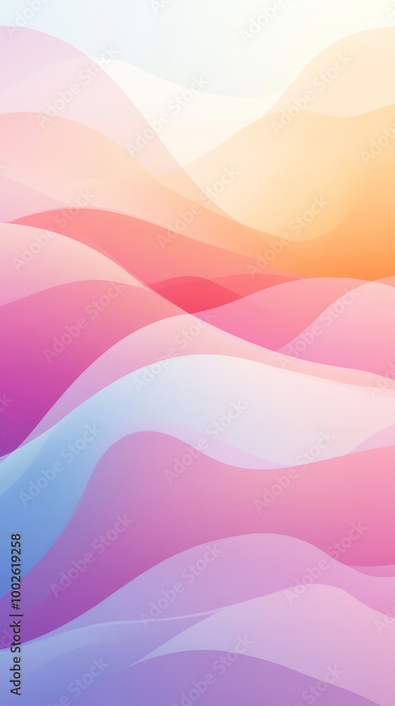 Abstract Seasonal Transition Wallpaper for Phones - Vertical