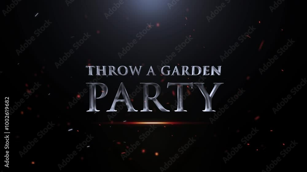 Garden Party, Throw A Garden Party, Throw A Garden Party Video Animation, Cinematic Throw A Garden Party Text Animation Effects, Animation Throw A Garden Party Videos Garden Party, Throw A Garden Party, Throw A Garden Party Video Animation, Cinematic Throw A Garden Party Text Animation Effects, Animation Throw A Garden Party Videos