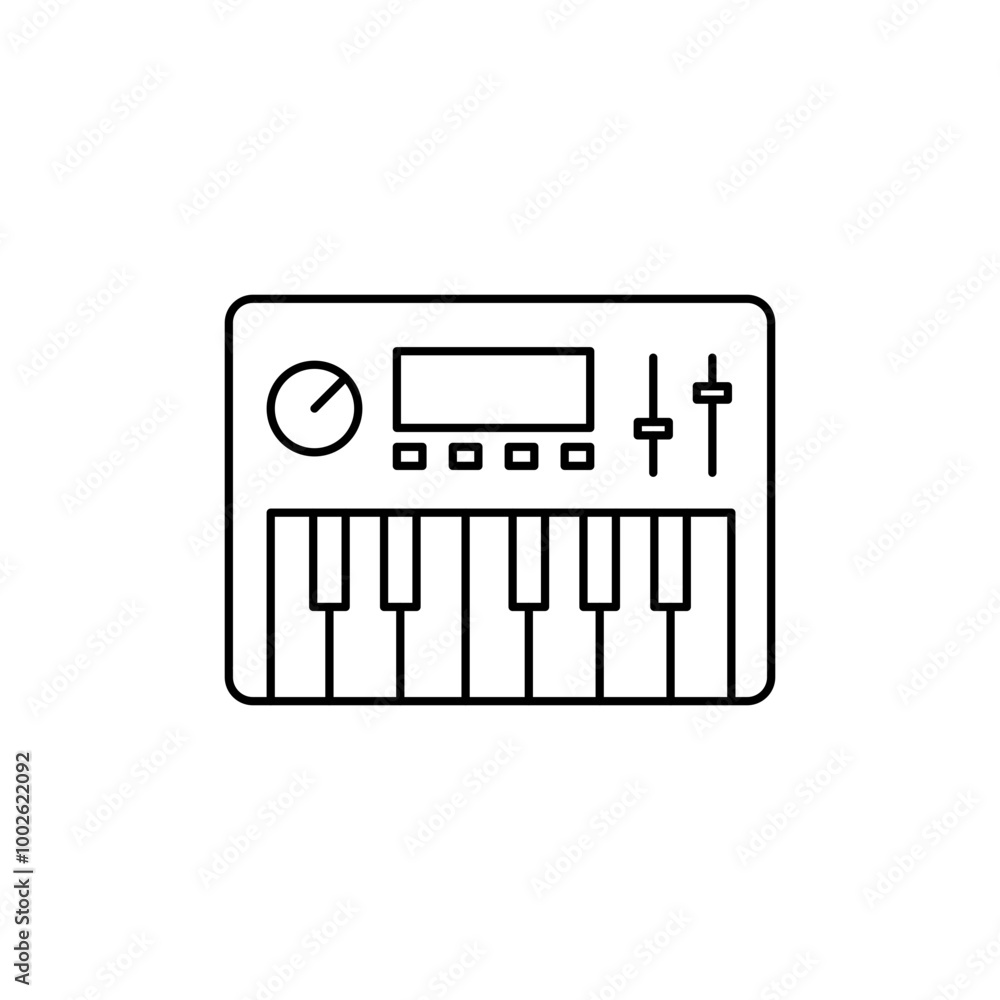 Keyboard instrument icon Keyboard instrument icon