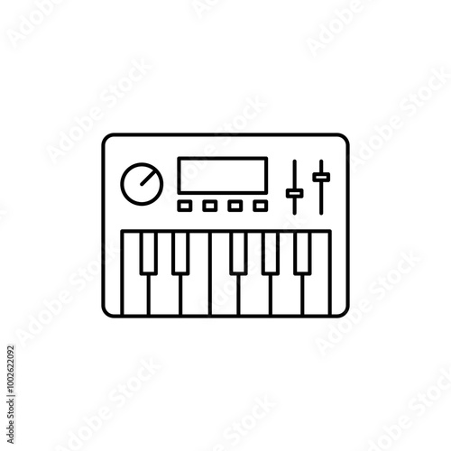 Keyboard instrument icon