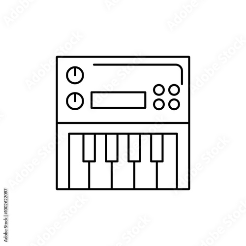 Keyboard instrument icon