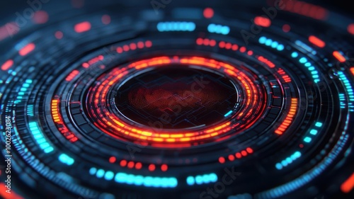 Wallpaper Mural IoT device integration, holographic data flow, seamless smart home ecosystem, futuristic control panel Torontodigital.ca