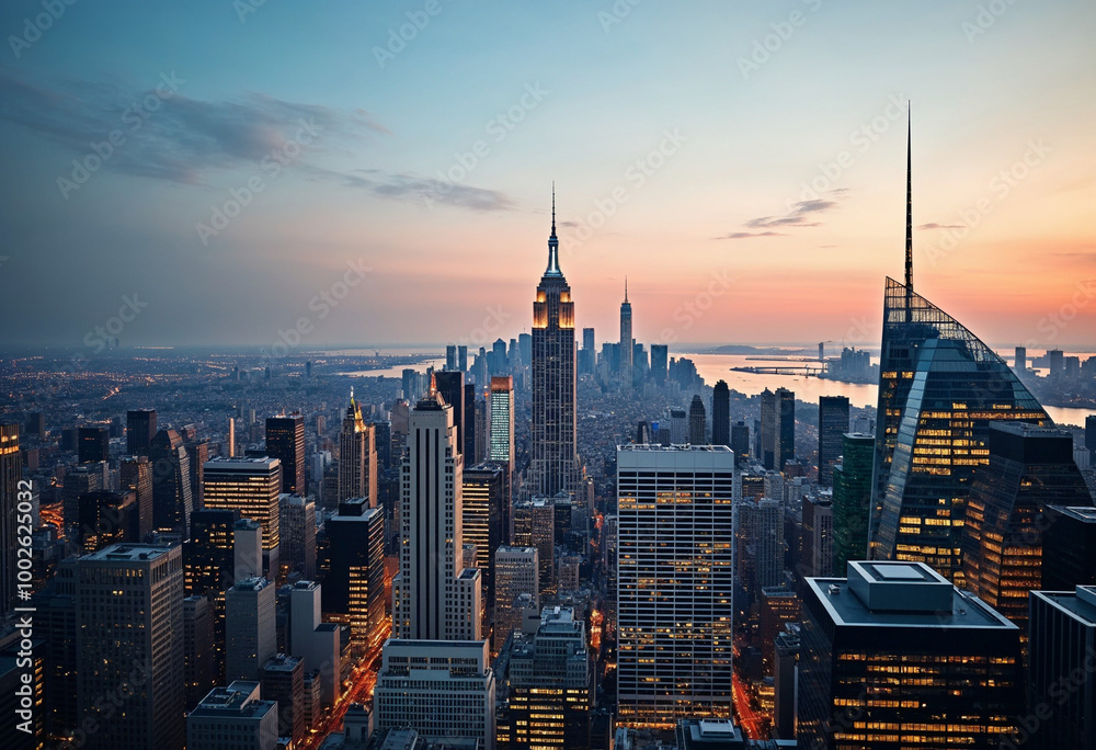 Fototapeta premium city skyline