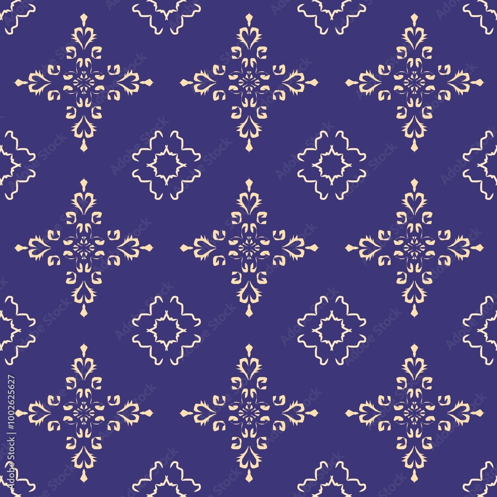 Luxury Thai pattern soft purple background vector illustration. Lai Thai element pattern. Lavender colorthai fabric modern design pattern on blue background vector Luxury Thai pattern soft purple background vector illustration. Lai Thai element pattern. Lavender colorthai fabric modern design pattern on blue background vector