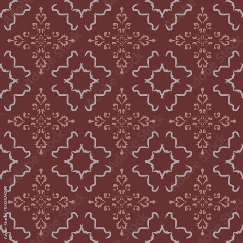 seamless damask pattern