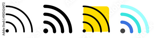 Editable vector wifi signal icon. Part of a big icon set family. Perfect for web and app interfaces, presentations, infographics, etc
