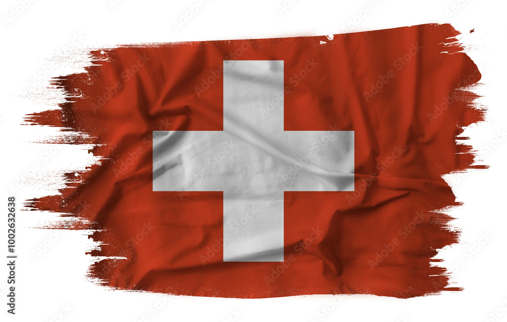 National flag of Switzerland.
