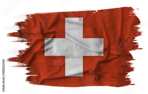 Obraz na płótnie National flag of Switzerland. w salonie