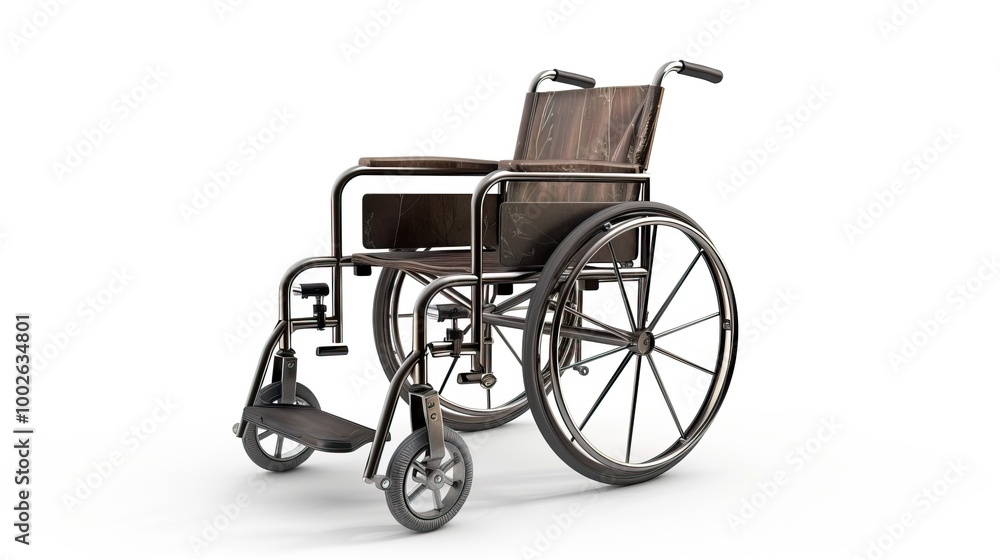 Fototapeta premium Wooden Wheelchair