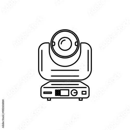 Moving head stage light icon