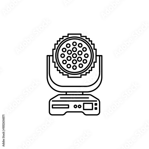 Moving head stage light icon