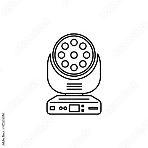 Moving head stage light icon