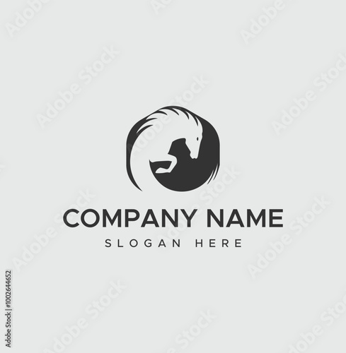 Elegant Seahorse Logo - Modern Branding Vector Design
 photo