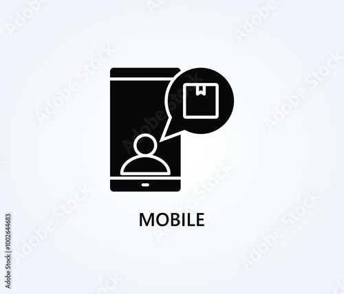  Mobile Vector, Icon Or Logo Sign Symbol Illustration 