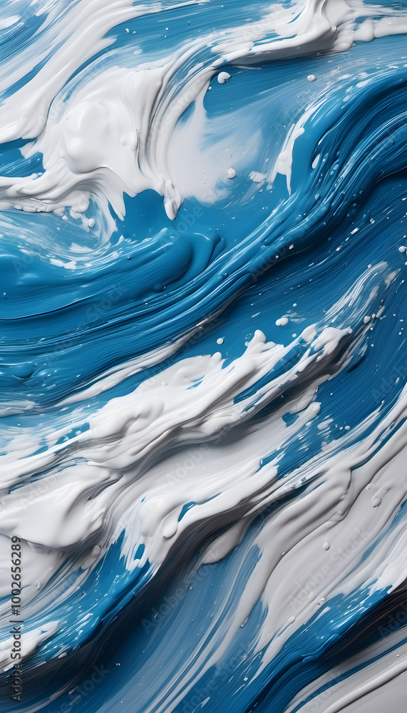 Abstract blue brush strokes on white background, creating a bold and dynamic visual effect. Abstract blue brush strokes on white background, creating a bold and dynamic visual effect.