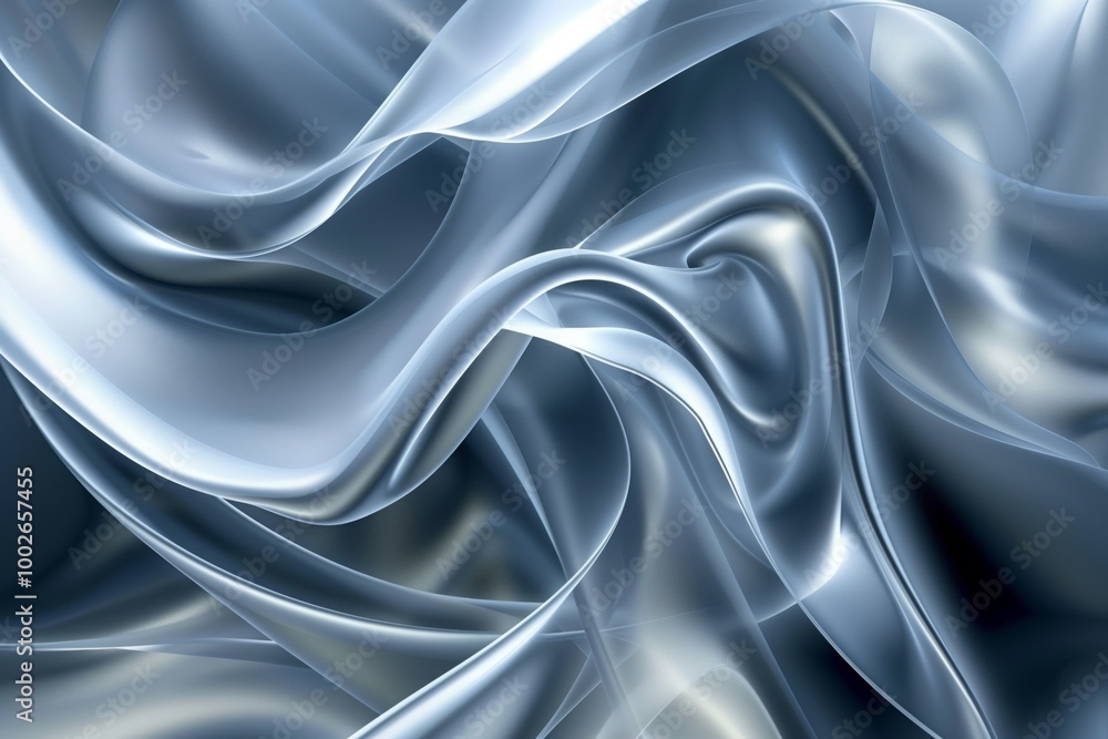 Obraz premium A blue and white abstract image of a fabric with a pattern
