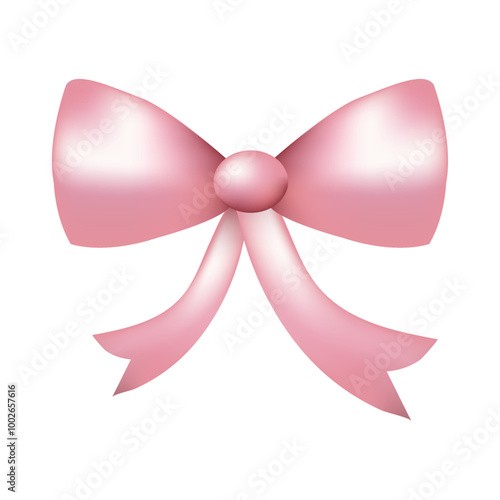 Shiny Pink bow