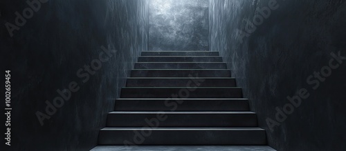 Dark Concrete Stairs