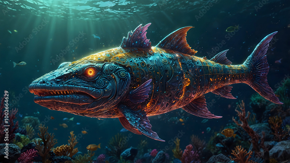 Fototapeta premium Mechanical Aquatic Predator