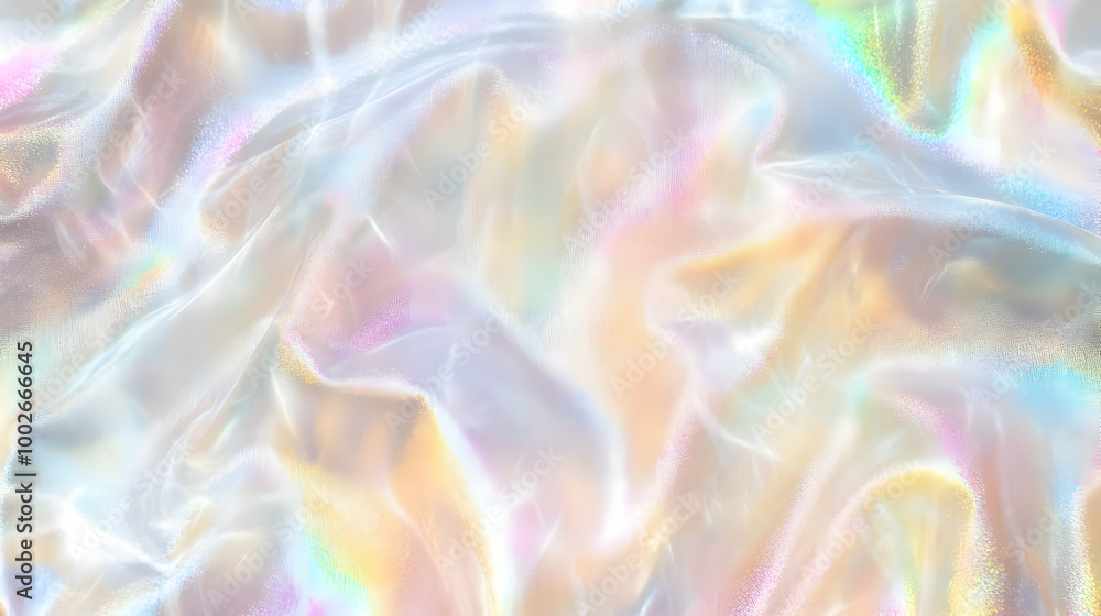 Iridescent Holographic Background a pastel mustard to beige gradient Iridescent Holographic Background a pastel mustard to beige gradient