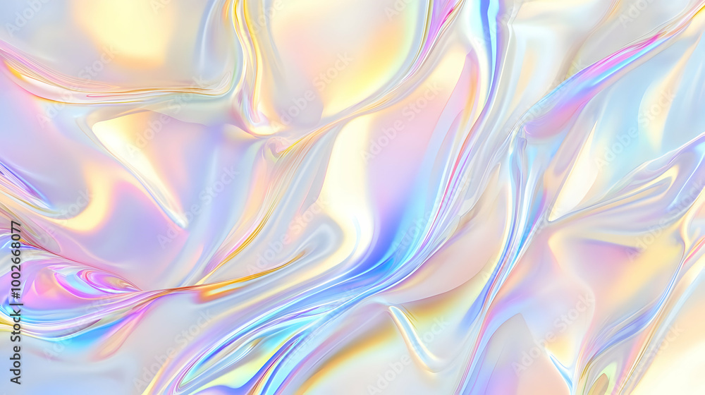 Iridescent Holographic Background a pastel beige to navy gradient Iridescent Holographic Background a pastel beige to navy gradient