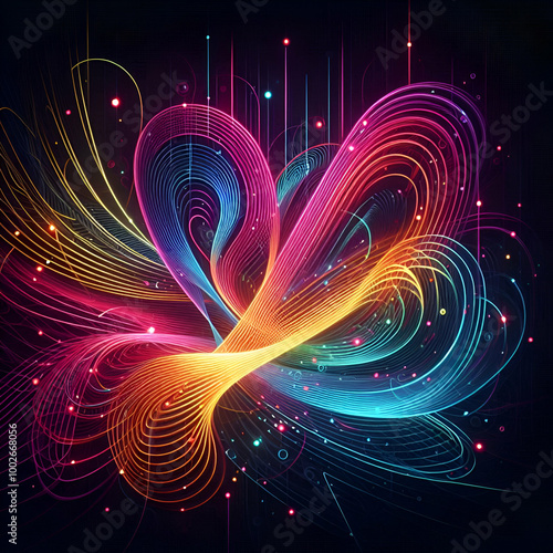 Abstract Neon Lights