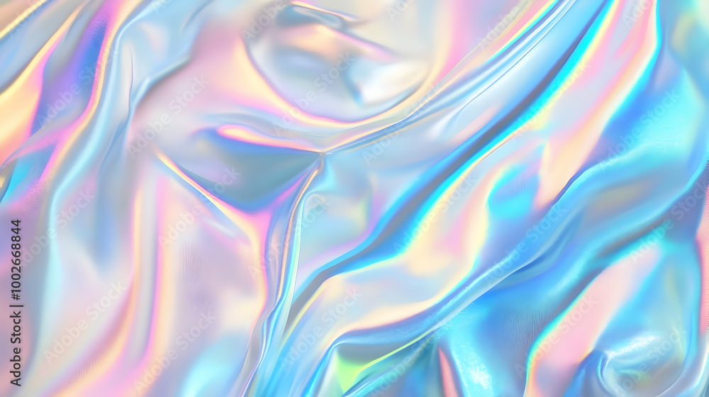 Iridescent Holographic Background a pastel blue to lime gradient Iridescent Holographic Background a pastel blue to lime gradient