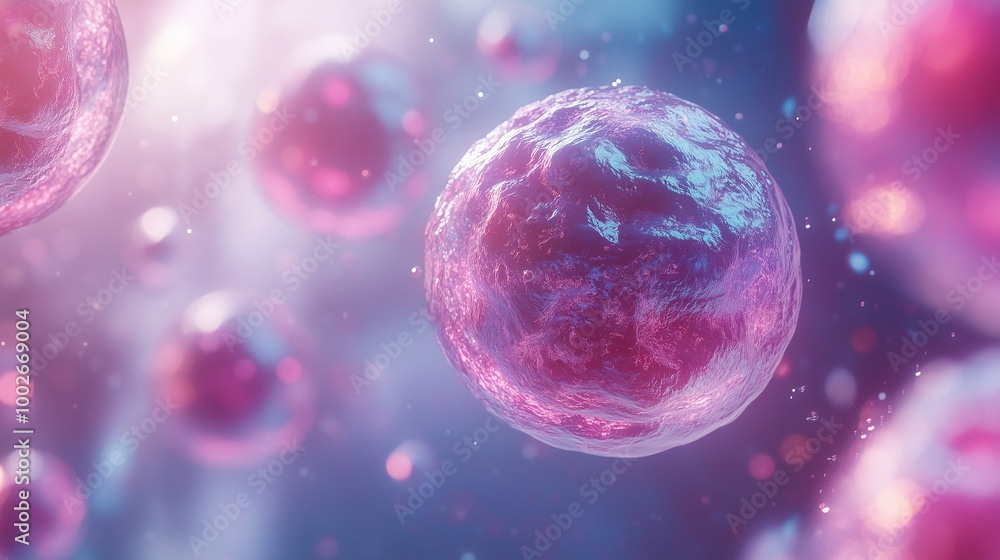 3d illustration of human cell, close-up on the sphere surrounded by other cells. 3d illustration of human cell, close-up on the sphere surrounded by other cells.