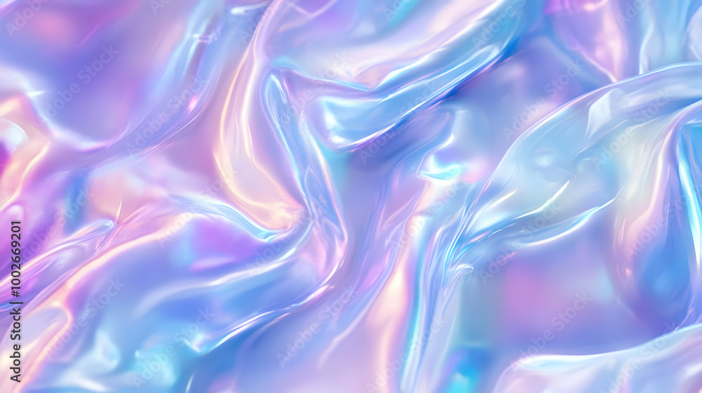 Iridescent Holographic Background a pastel indigo to silver gradient Iridescent Holographic Background a pastel indigo to silver gradient