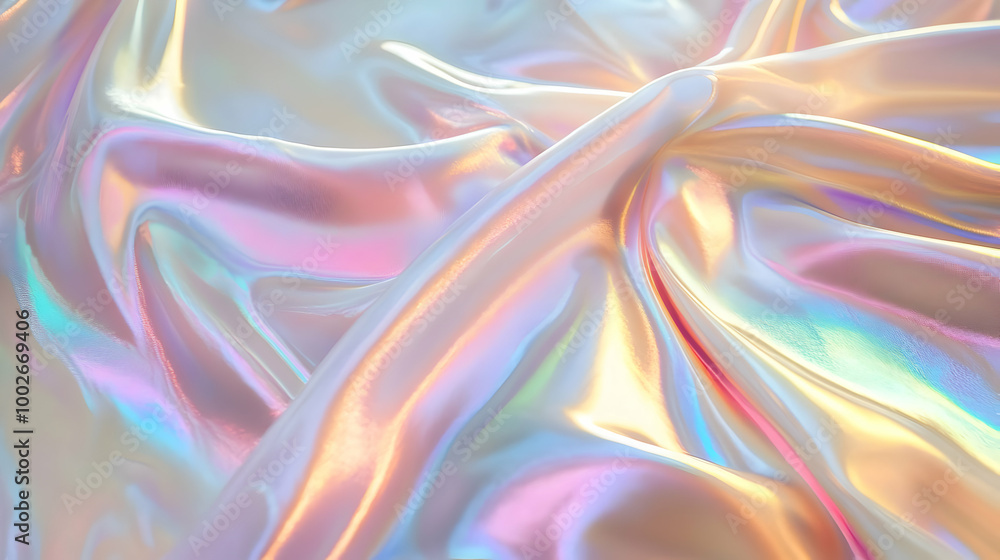 Iridescent Holographic Background a pastel indigo to olive gradient Iridescent Holographic Background a pastel indigo to olive gradient