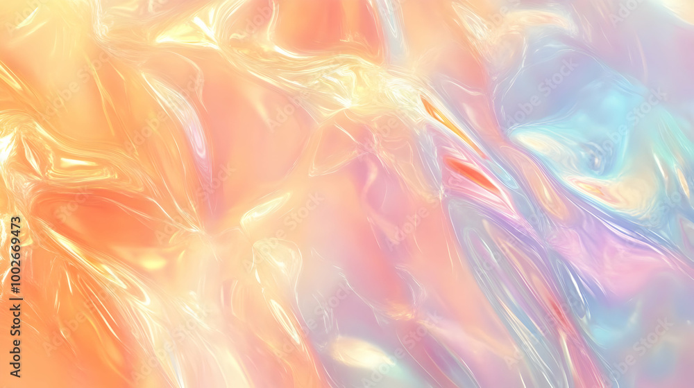Iridescent Holographic Background a pastel bronze to copper gradient Iridescent Holographic Background a pastel bronze to copper gradient