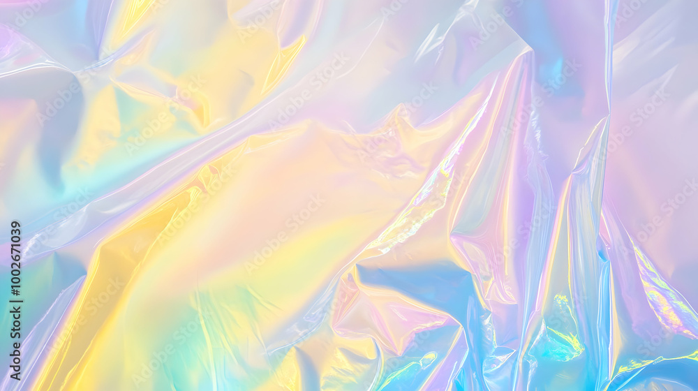 Iridescent Holographic Background a pastel indigo to yellow gradient Iridescent Holographic Background a pastel indigo to yellow gradient
