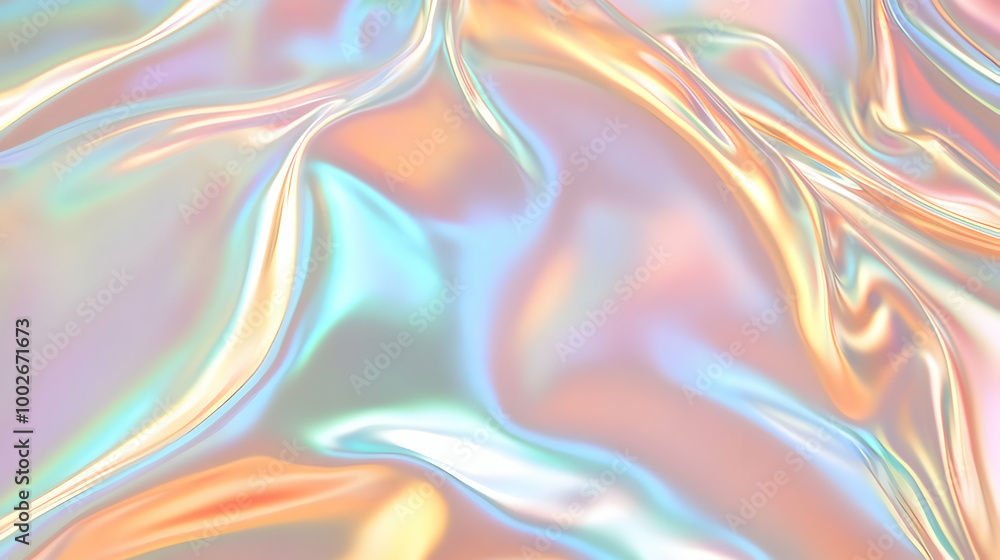 Iridescent Holographic Background a pastel mint to bronze gradient Iridescent Holographic Background a pastel mint to bronze gradient