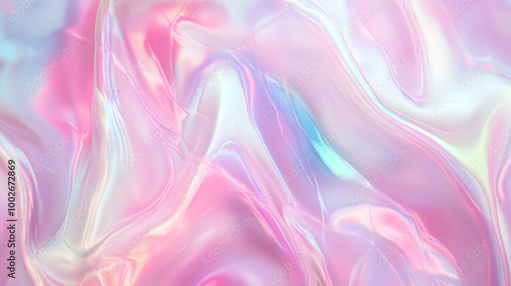 Iridescent Holographic Background a pastel magenta to pearl gradient Iridescent Holographic Background a pastel magenta to pearl gradient