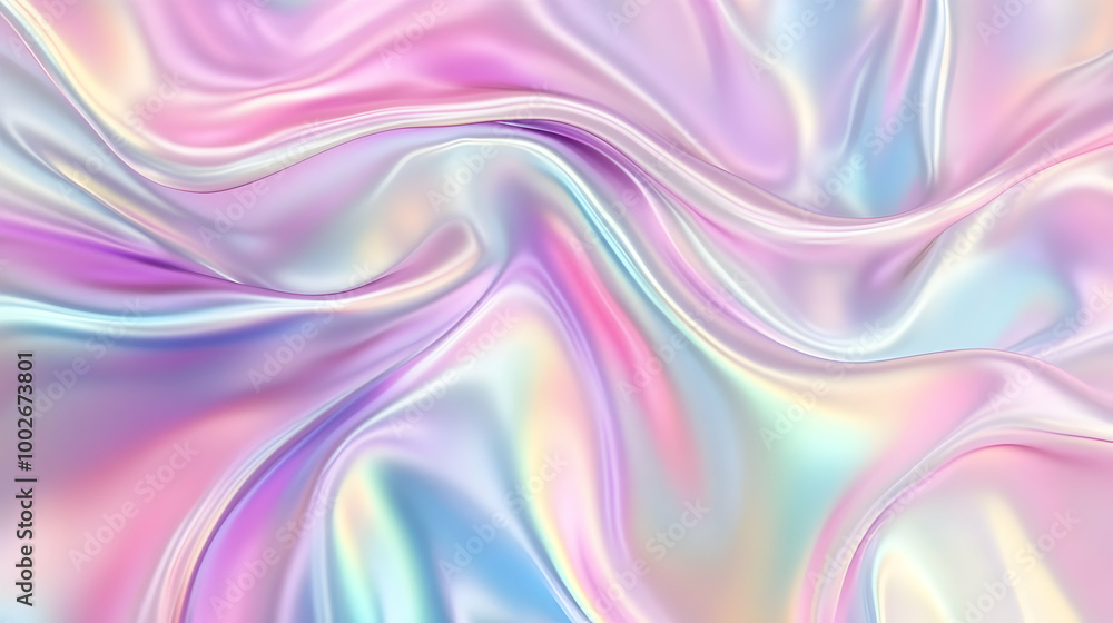 Iridescent Holographic Background a pastel emerald to magenta gradient Iridescent Holographic Background a pastel emerald to magenta gradient
