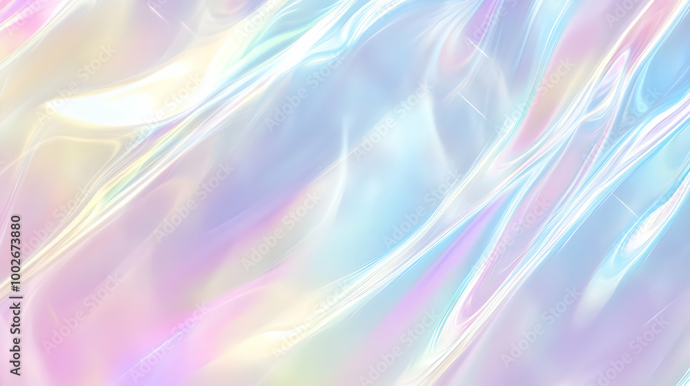 Iridescent Holographic Background a pastel cyan to violet gradient Iridescent Holographic Background a pastel cyan to violet gradient