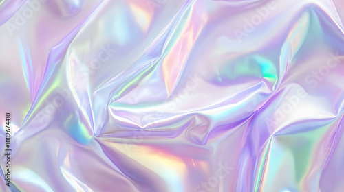 Iridescent Holographic Background a pastel plum to green gradient