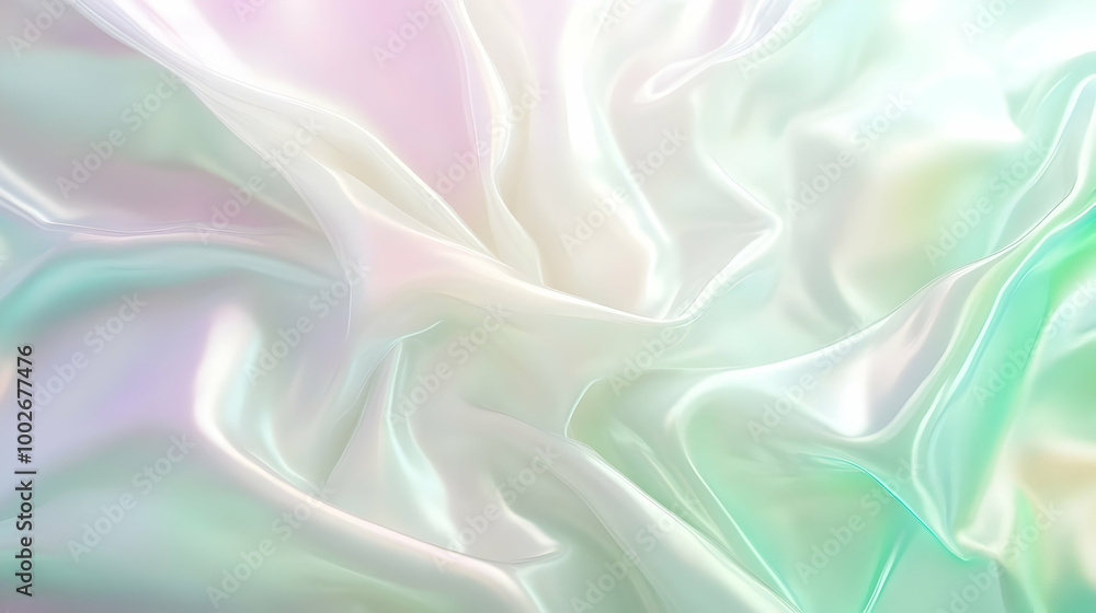 Iridescent Holographic Background a pastel smoke to green gradient Iridescent Holographic Background a pastel smoke to green gradient