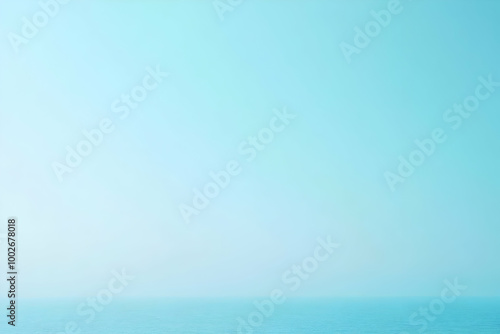 Gradient light cyan to pastel blue abstract background