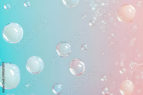 Wallpaper Mural Gradient pearl to light cyan abstract background Torontodigital.ca