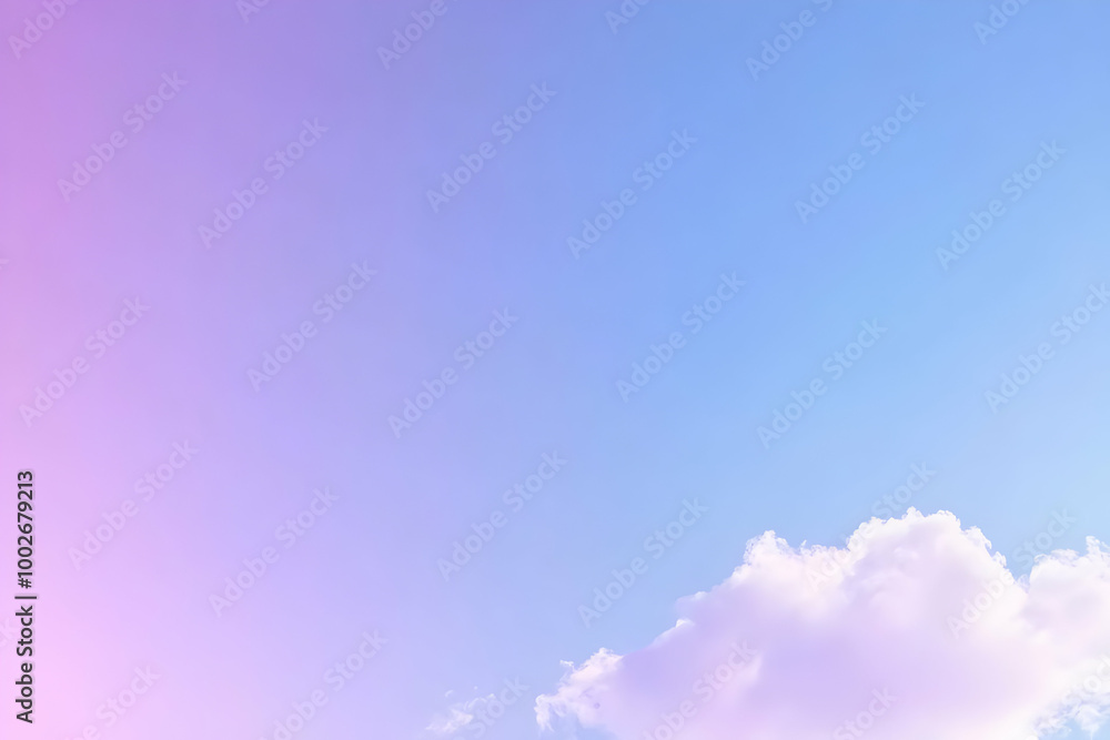 Fototapeta premium Gradient light lavender to light sky blue abstract background