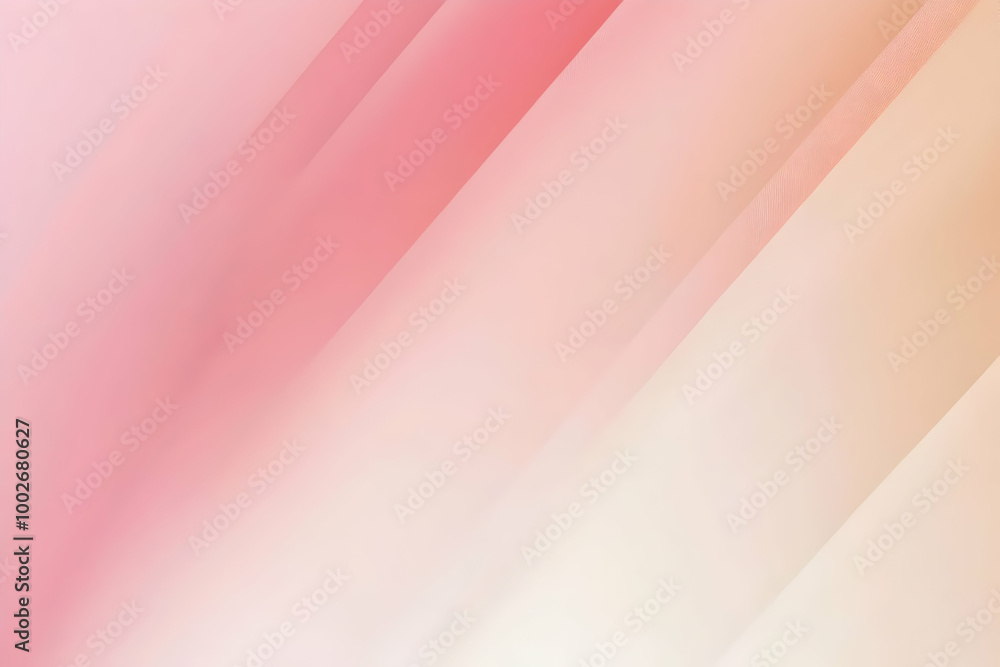 Fototapeta premium Gradient light rose to soft beige abstract background